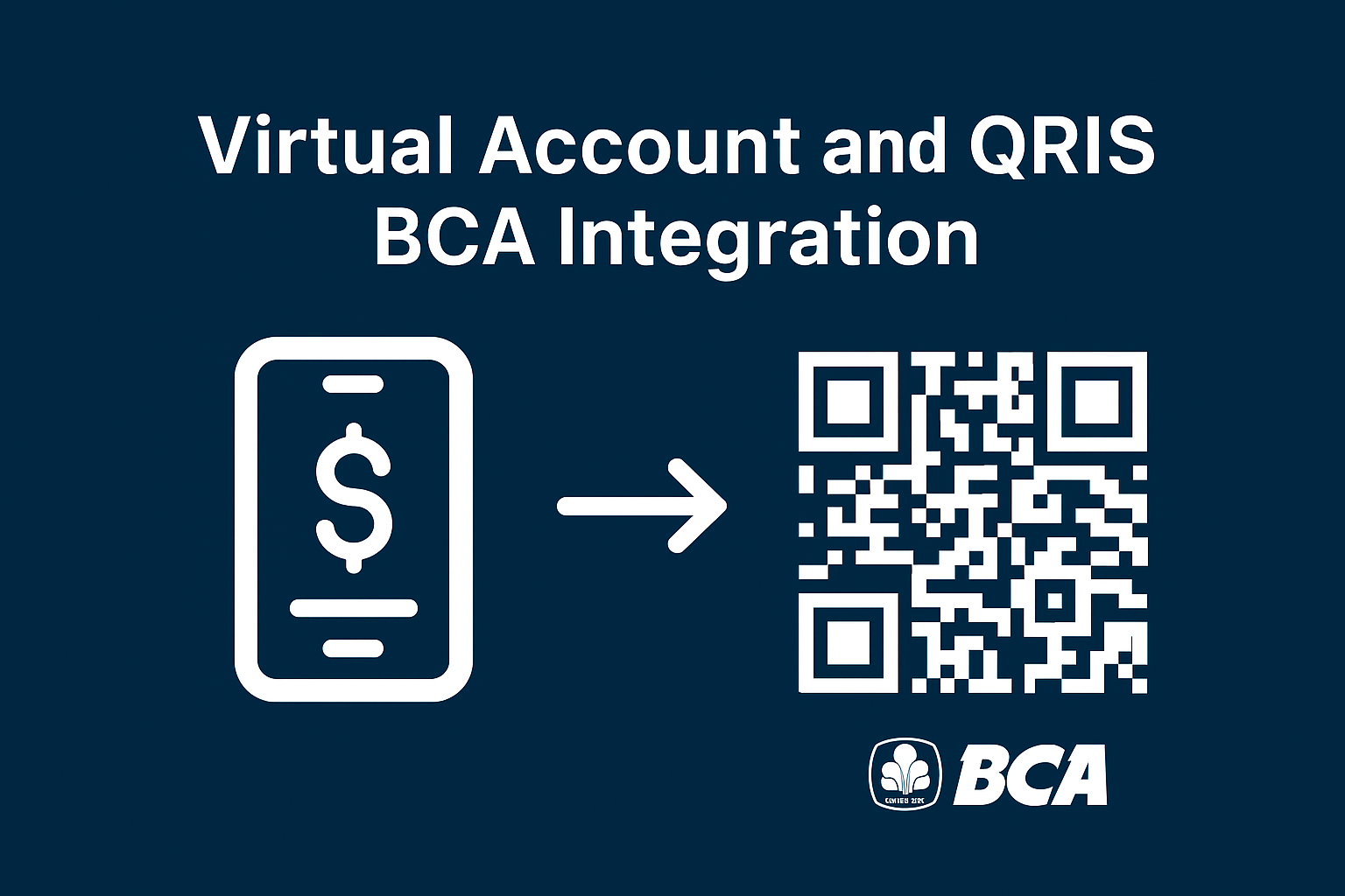 BCA Virtual Account and QRIS integration flow