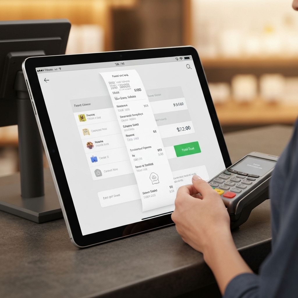 Point of sale app on mobile and web